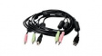 CBL0134 KVM Cable, USB/Audio, 1.8m