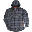 967074099-L Flannel Hood, Carpenter ACE Размер L черный/серый