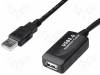 95119 Репитер USB; USB 2.0; гнездо USB A, вилка USB A; 10м; 480Мбит/с