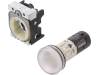 3SU1251-6AF24-1AA0, Индикаторная лампа; 22мм; Подсвет: LED; плоский; IP67; 230ВAC, Siemens