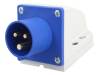 513-6, Разъем: питания AC; гнездо; "папа"; 16А; 230ВAC; IEC 60309; IP44, PC Electric