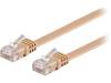 95882 Patch cord; U/UTP; 6; многопров; Cu; ПВХ; светло-коричневый