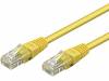 U/UTP5-CCA-030YL Patch cord; U/UTP; 5e; многопров; CCA; ПВХ; желтый; 3м