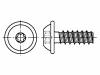 B3X20/BN20165, Винт; 3x20; Головка: сферическая; Torx; нержавеющая сталь А2, BOSSARD