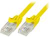 CP2087U Patch cord; U/UTP; 6; многопров; CCA; ПВХ; желтый; 7,5м; 24AWG