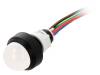 LRGB-D20-24AC/DCWK Индикат.лампа: LED; выпуклый; 24ВDC; 24ВAC; Отв: O13мм; IP40