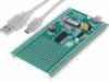 MIKROBOARD FOR PSOC WITH CY8C27643 Дочерняя плата; USB B, mikroBoard; Состав набора: макетная плата