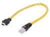 09482612749003, Кабель: patch cord; вилка RJ45,ix Industrial вилка; Кат:6a; 0,3м, Harting