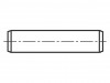 1255800, Шпилька цилиндрическая; нержавеющая сталь A2; BN: 684; O: 3мм, BOSSARD