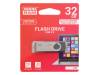 UTS3-0320K0R11, Флешка; USB 3.0; 32ГБ; черный; Считывание:110МБ/с; Запись:20МБ/с, GOODRAM
