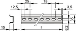 62405-011, Support rail TS 35/15 (EN 50022), Schroff
