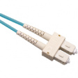 SCSCOM3DAQ15 FO cable 50/125um OM3 SC/SC 15 m Turquoise