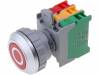 PFL30-1O/C R, W/O LAMP Переключатель: кнопочный; 2; NC + NO; 30мм; красный; BA9S, лампочка