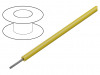 1855/19 YL005 Провод; HookUp Wire PVC; многопров; Cu; 22AWG; желтый; ПВХ; 600В