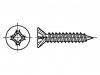 1377361 Винт; 6,3x25; Головка: потайная; Phillips; сталь; цинк; BN: 995