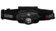 502121 Headlamp, LED, Rechargeable, 300lm, 150m, IP67, Black