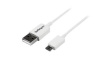 USBPAUB2MW Charging Cable USB-A Plug - USB Micro-B Plug 2m USB 2.0 White
