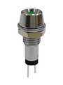 RND 210-00673, LED Indicator, Green, 6.2mm, 2VDC, PCB Pins, RND Components
