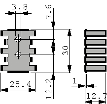 FK 214/SA-CB, Heat Sink SOT-32 / TO-220, Fischer Elektronik