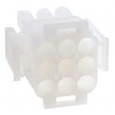 1-480706-0, Straight Plug housing, 6.35 mm, 9 Pole, TE Connectivity