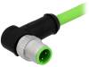 21349400477010, Вилка; M12; PIN:4; "папа"; код D-Ethernet; 1м; изоляция: TPU, Harting