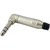 ACPS-RN, Вилка; Jack 6,35мм; "папа"; stereo; прямой; на провод; пайка, Amphenol