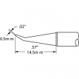 STTC-144 Паяльный наконечник Долотообразное изогнутый, длина 14,5 мм