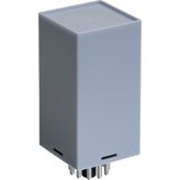 120 36,5X36,5X70MM, Socket housing grey blue 36.5 x 36.5 x 70 mm Macrolon, Selectron