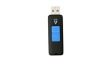 VF38GAR-3E USB Stick with Slide-In Connector, 8GB, USB 3.0, Black / Blue