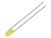 L-7104SYD-H, LED; 3мм; желтый; 800-1300мкд; 50°; Поверхность: выпуклая, Kingbright