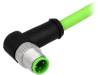21349400477075, Вилка; M12; PIN: 4; "папа"; код D-Ethernet; 7,5м; изоляция: TPU, Harting