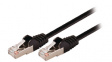 VLCP85121B025 Patch Cable CAT5e SF/UTP 0.25 m Black
