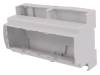 25.0801000.BL, Корпус: на DIN-рейку; Y:90,5мм; Х:142,3мм; Z:53мм; ABS; серый, ITALTRONIC