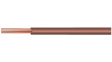 3075 BR005 [30 м] Stranded wire, 0.82 mm2, brown Stranded tin-plated copper wire PVC