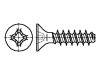 2001179 Винт; для термопластов; 2,5x12; Головка: потайная; Phillips; сталь
