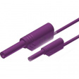 MAL S WS 2-4 100/1 VIOLET Safety test lead diam. 2 mm diam. 4 mm violet 100 cm CAT II