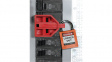 805814 Economy Multi-Pole Breaker Lockout;Red;Impact-Resistant Nylon