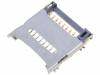 MCSP-R-08-A-SG-HC-T/R, Разъем: для карт памяти; SD Micro; с откидывающейся крышкой; SMT, ADAM TECH