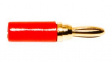 BU-P3690-2 [10 шт] Banana Plug, Red, 5A, 1kV, Gold, Pack of 10 pieces