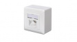 DN-9002-N Cat5e Network Wall Outlet 2x RJ45 Wall Mount White
