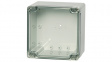 PCT 121210 Plastic enclosure grey-transparent 122 x 120 x 95 mm Polycarbonate IP 66/IP 67