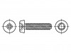 1371533 Винт; для металла; 2,5x10; Головка: цилиндрическая; Pozidriv; цинк