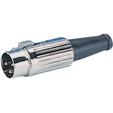 590-0400, Вилка; DIN; "папа"; прямой; PIN:4; Конфиг.выводов:216°; на провод, Deltron UK (DEM)