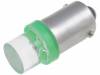 OST089S01GD-G5DUT8E1A, Лампочка LED; зеленый; BA9S; 3,5(тип)лм; Кол-во диод:1; 0,24Вт, OPTOSUPPLY