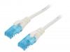 DK-1511-005/WH Patch cord; U/UTP; 5e; многопров; Cu; ПВХ; белый; 0,5м