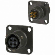 MS3112E-8-4S Appliance socket with flange