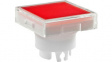 AT3004JC Cap, Square, red, 15 x 15 x 12.2 mm