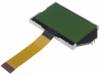 RX12864D2-YHW Дисплей: LCD; графический; COG, STN Positive; 128x64; зеленый; LED