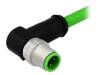 21349400405015, Вилка; M12; PIN:4; "папа"; код D-Ethernet; 1,5м; изоляция: ПВХ, Harting