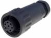 WA22K7ZE1I, Разъем: круглый; вилка; WA22; "мама"; PIN:7; Конфиг.выводов:6+PE, WEIPU
